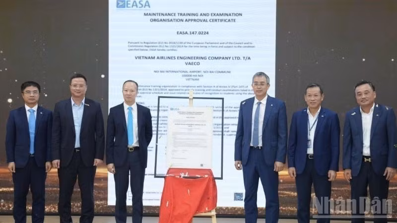 First Vietnamese organisation accredited to European standards for aircraft maintenance training