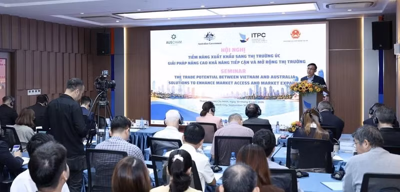 The conference is jointly organised by the Ho Chi Minh City Investment and Trade Promotion Centre (ITPC), the Australian Consulate General in Ho Chi Minh City, the Viet Nam Trade Office in Australia and the Australian Chamber of Commerce Viet Nam (AusCham) on September 30. (Photo: VNA)
