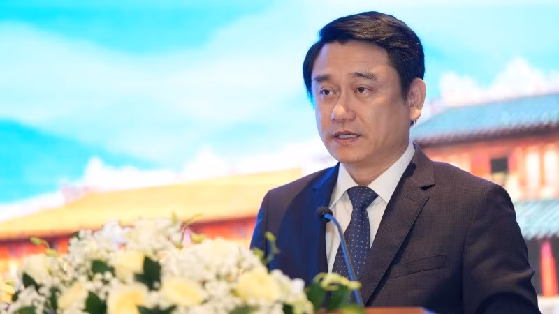 Deputy Minister of Foreign Affairs Le Anh Tuan speaks at the conference. (Photo: LE HOANG)