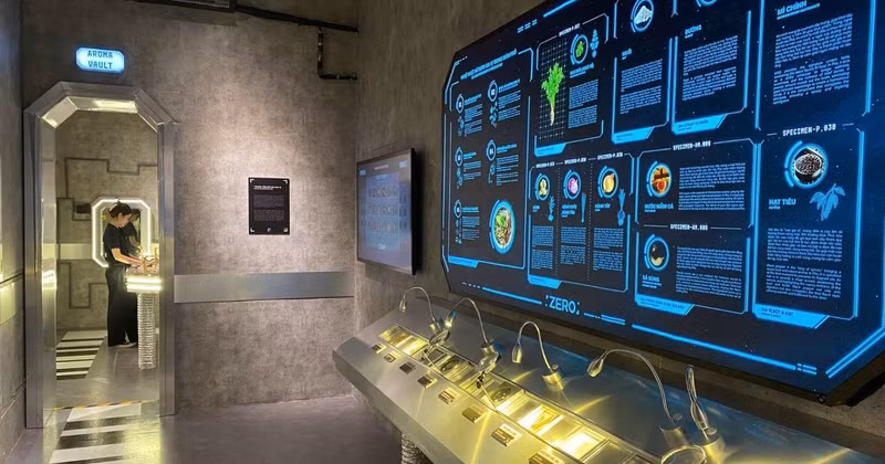  “Spice Museum” takes visitors on a journey to explore the world of spices through modern interactive technology. (Photo: DIEU HUONG)