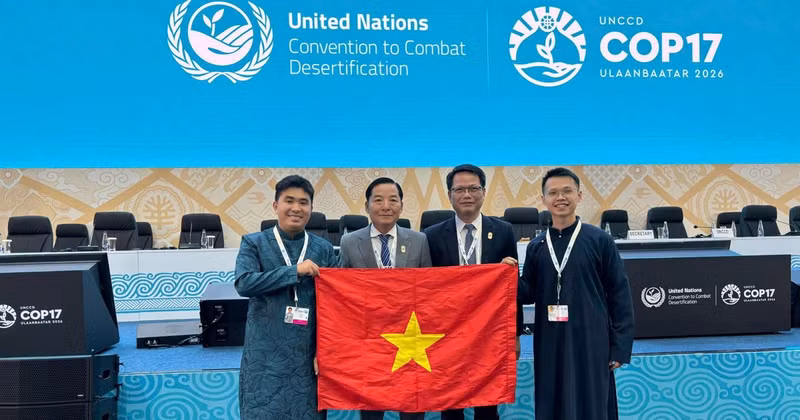 The Vietnamese delegation attends COP17. (Photo: provided by the Department of Forestry and Forest Protection)