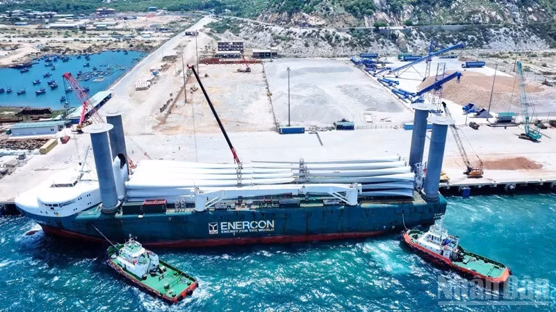 A corner of the Ca Na General Port project in Ca Na Commune, Khanh Hoa Province. (Photo: NGUYEN TRUNG)