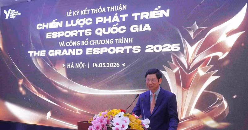 Deputy Minister of Culture, Sports and Tourism Ho An Phong speaks at the event (Photo courtesy of organisers)