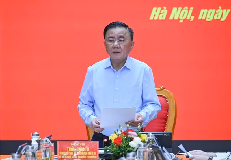 Politburo member and Permanent member of the Party Central Committee’s Secretariat Tran Cam Tu