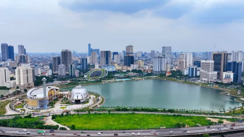 A view of a modern and civilised Ha Noi. (Photo: Pham Hung)