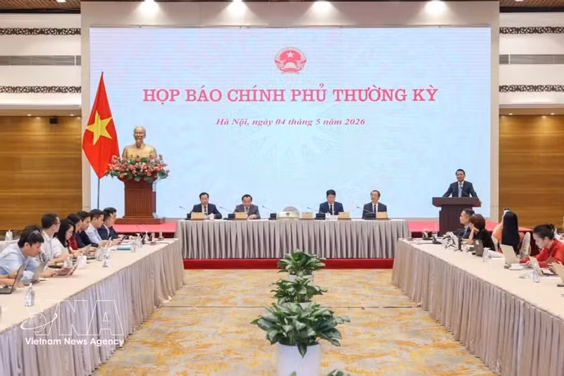 At the Government’s regular press briefing (Photo: VNA)