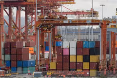 Cargo port in Vancouver, British Columbia, Canada. (Photo: Xinhua/VNA)