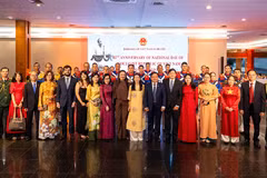 The ceremony marking Viet Nam's 81st National Day anniversary in Brasilia, Brazil (Photo: Vietnamese Embassy in Brazil)