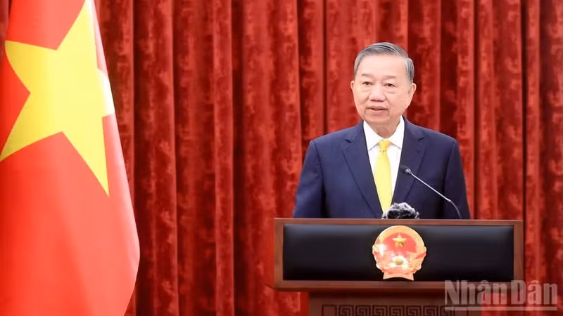 General Secretary of the Communist Party of Viet Nam Central Committee and President of the Socialist Republic of Viet Nam To Lam (Photo: NDO)