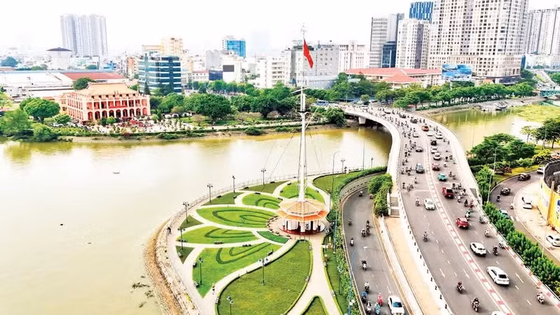 The Nha Rong Wharf area (Ho Chi Minh City) — a site repurposed for the development of a cultural park. (Photo: Hong Dat)