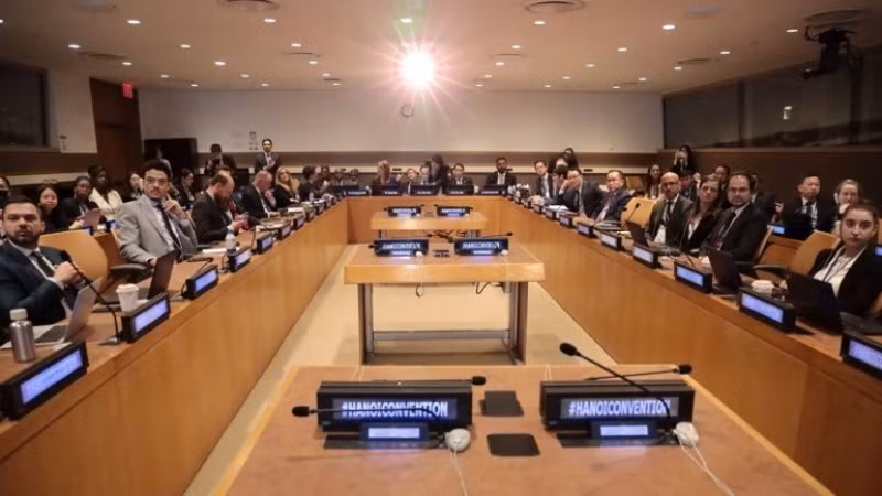 Delegates attend an event on honouring multilateralism for a safe digital future held in Ha Noi on September 22, 2025. (Photo: VNA)