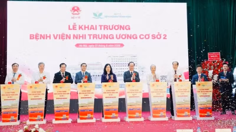 The National Hospital of Pediatrics officially opens its second facility in Ha Noi.