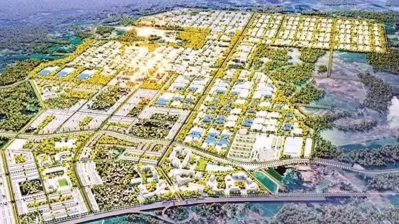 A perspective view of Phu Binh Industrial Park, Thai Nguyen. (Photo: The Binh)