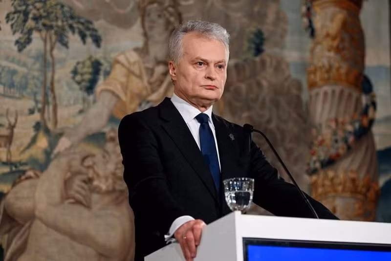 Lithuanian President Gitanas Nauseda (Photo: Xinhua)