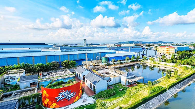 A corner of Nam Cau Kien Industrial Park.