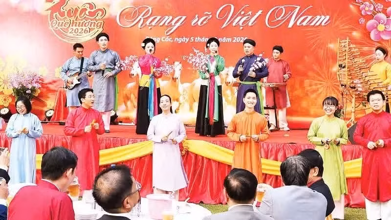 The Vietnamese Embassy in Thailand organises “Homeland Spring” event to connect with overseas Vietnamese. (Photo courtesy of the Vietnamese Embassy in Thailand)