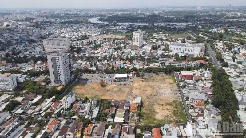 A 3-hectare plot of land for the construction of the Tam Hiep Ward High-Rise Mixed-Use Housing Project.