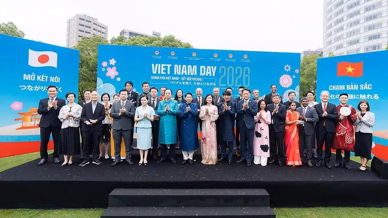 Delegates attends the ceremony. (Photo: VOV)