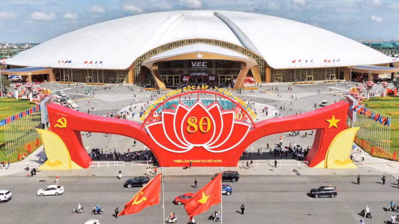The Viet Nam Exposition Centre (VEC) in Dong Anh, Ha Noi. (Photo: GIA HUY)