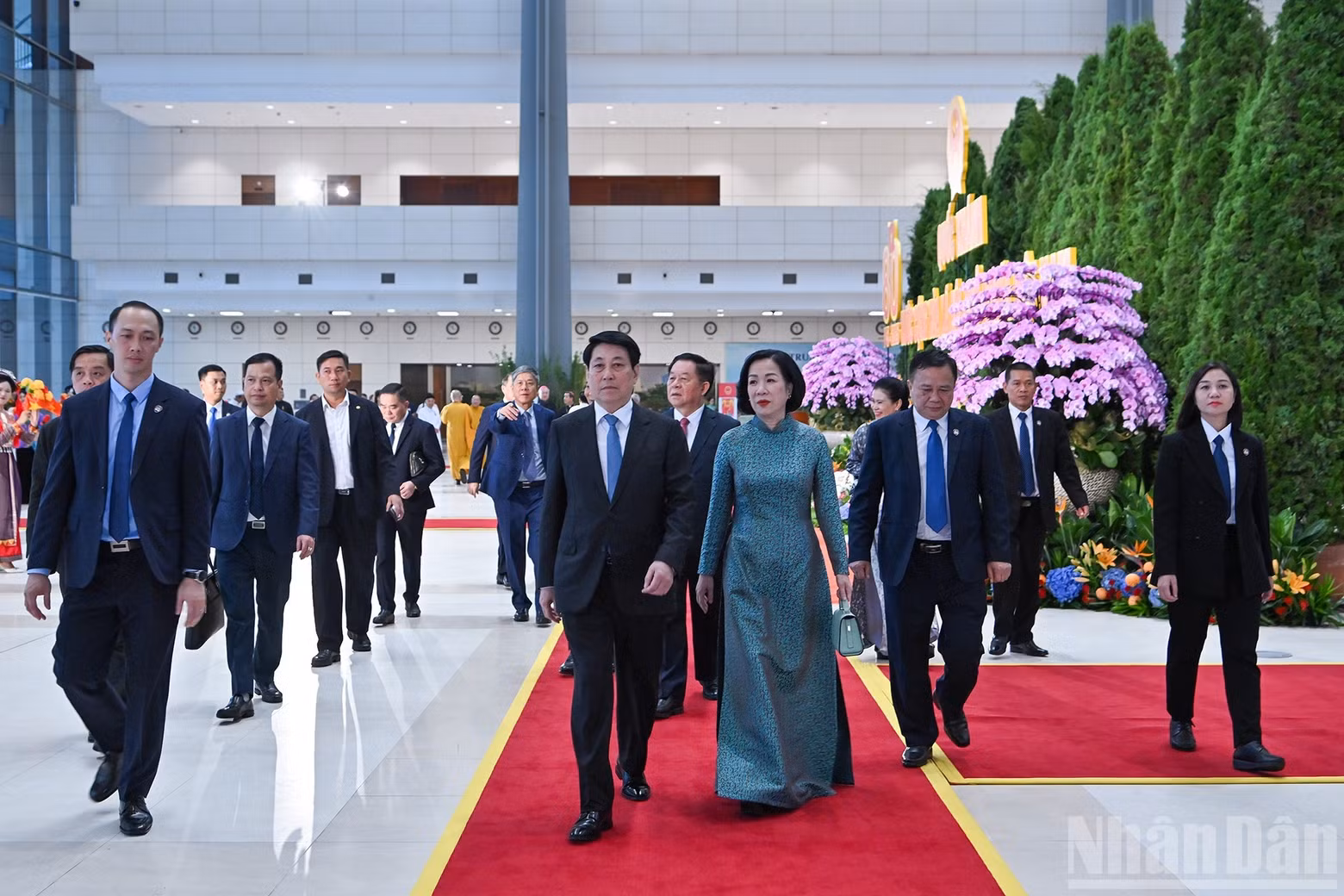 State President Luong Cuong and Spouse attended the banquet.