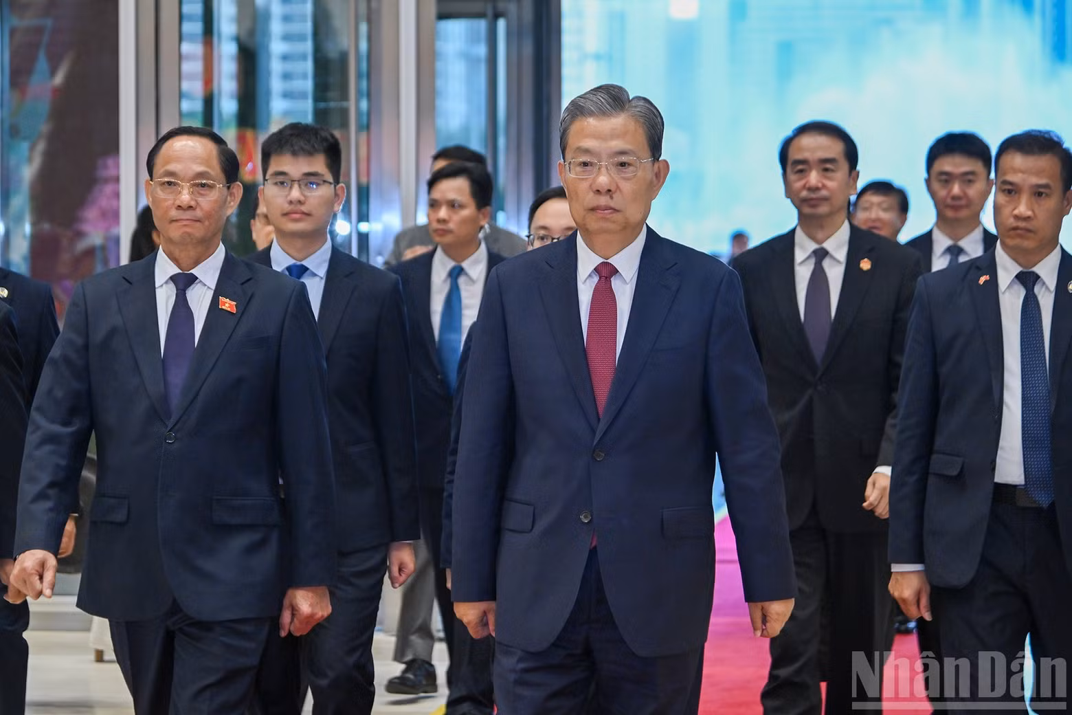 Zhao Leji, Chairman of the Standing Committee of the National People’s Congress, went to attend the banquet.