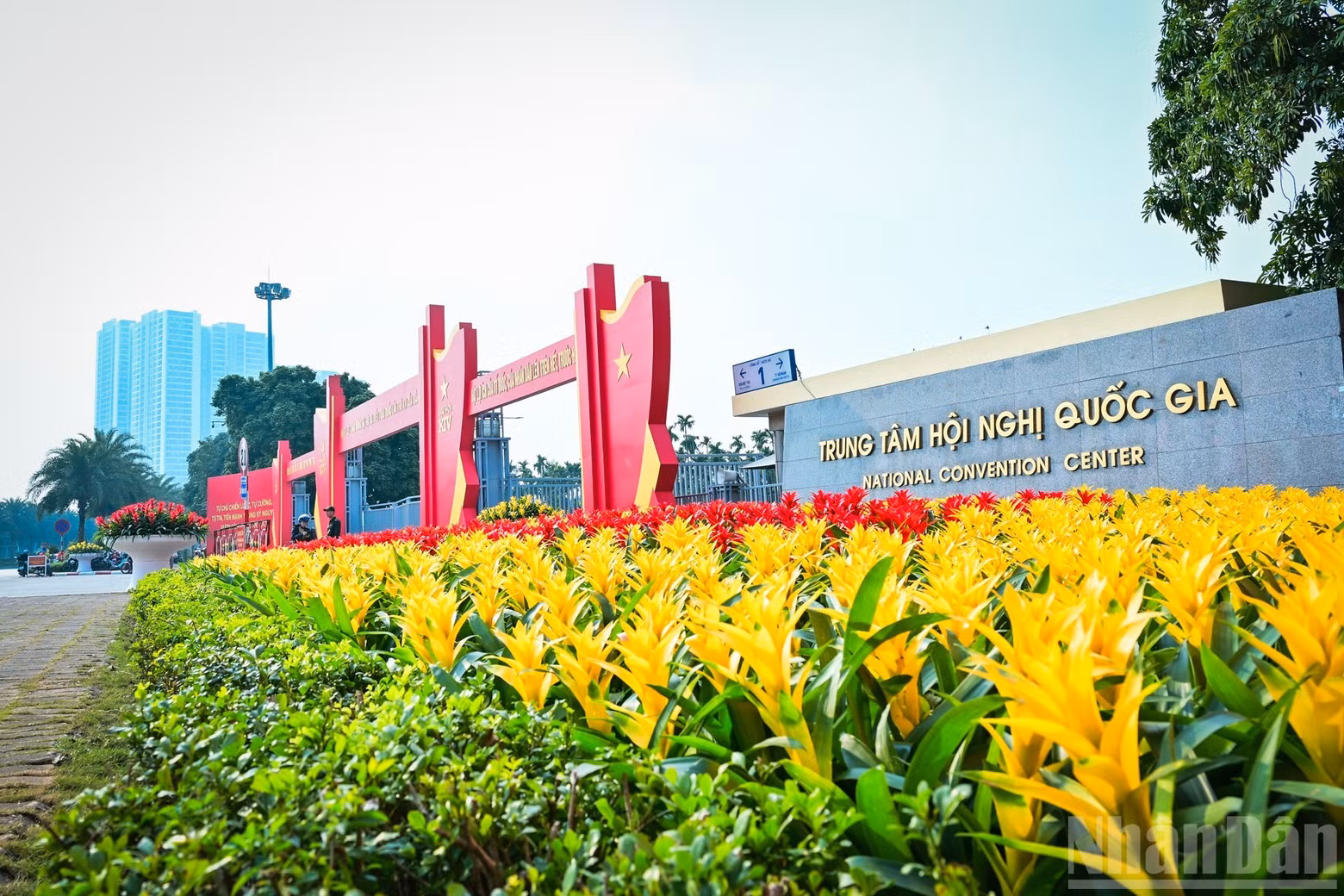 The National Convention Center, the venue of the 14th National Congress of the Communist Party of Viet Nam.
