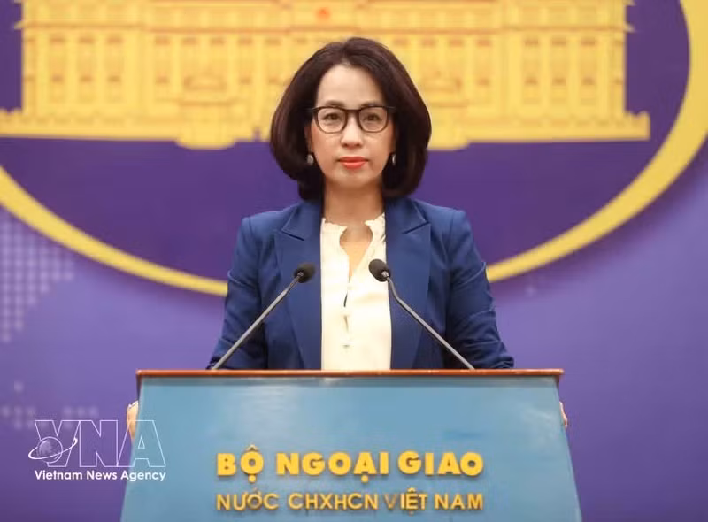 Foreign Ministry Spokesperson Pham Thu Hang (Photo: VNA)