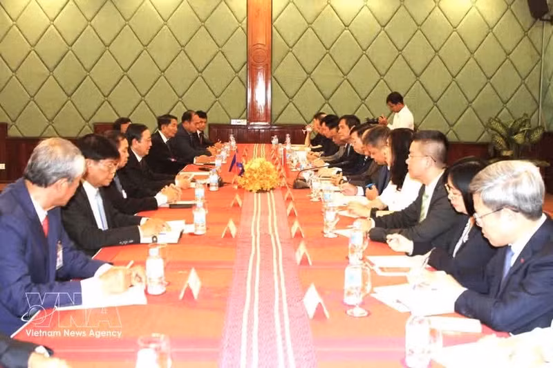 Delegates at the Siem Reap meeting (Photo: VNA)