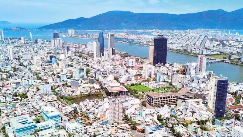 Da Nang city centre seen from above. (Photo: NGUYEN THI ANH DAO)