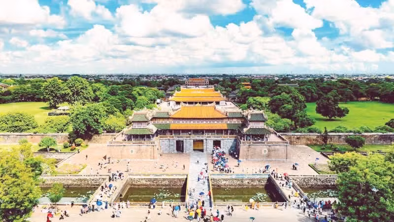 The Complex of Hue Monuments, a typical heritage space featured in the “tourism passport” journey. (Photo: Hue City Department of Tourism)