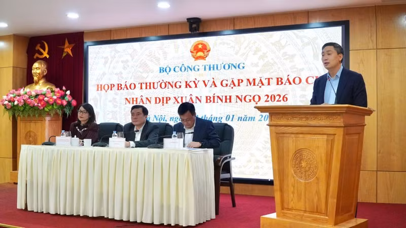 At the regular press briefing of the Ministry of Industry and Trade.