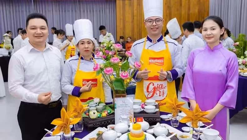 Competing teams prepare dishes during this year’s competition.
