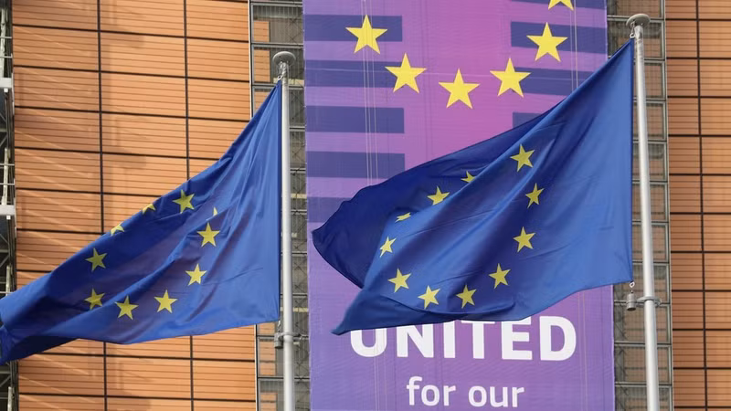 The European Commission headquarters in Brussels, Belgium. (Photo: Xinhua/VNA)
