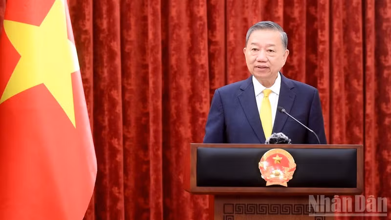 General Secretary of the Communist Party of Viet Nam Central Committee and President To Lam (Photo: nhandan.vn)