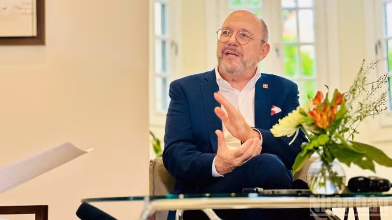 Thomas Gass, Ambassador of Switzerland to Viet Nam. (Photo: NDO)