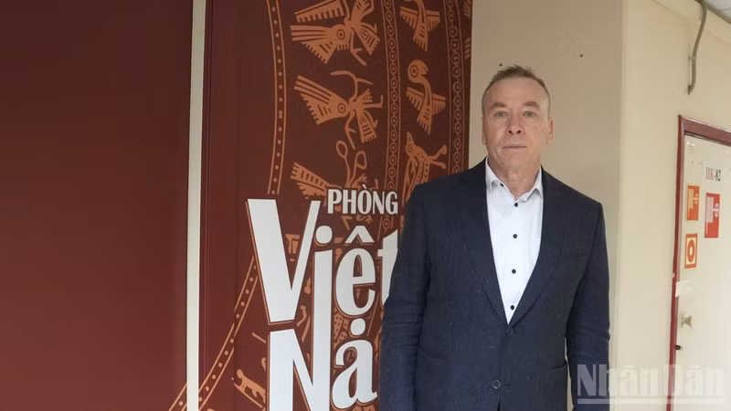Doctor of Science Vladimir Mazyrin, Director of the Centre for Vietnamese and ASEAN Studies at the Institute of China and Contemporary Asia of the Russian Academy of Sciences. (Photo: TRAN THANH)