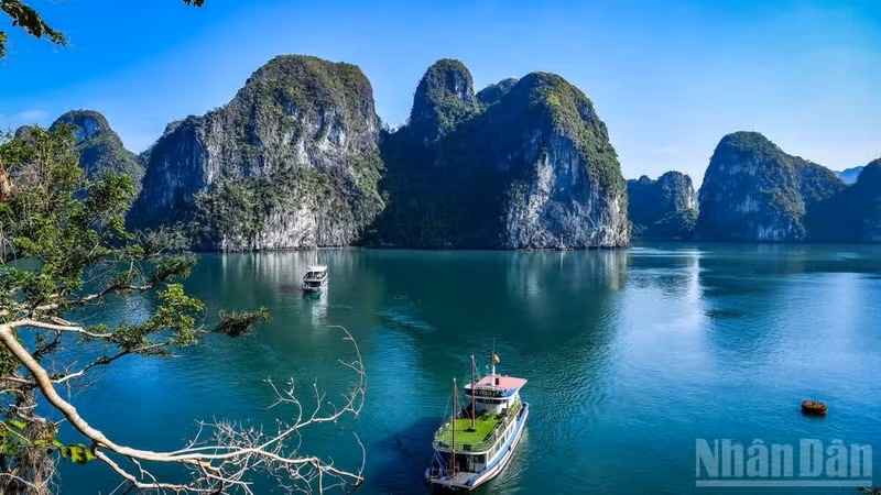 Ha Long Bay - one of Viet Nam’s leading tourist destinations. (Photo: THANH DAT)