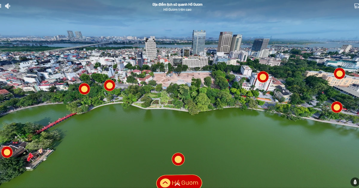 [Photos] Exploring historical sites around Hoan Kiem Lake using VR360 ...