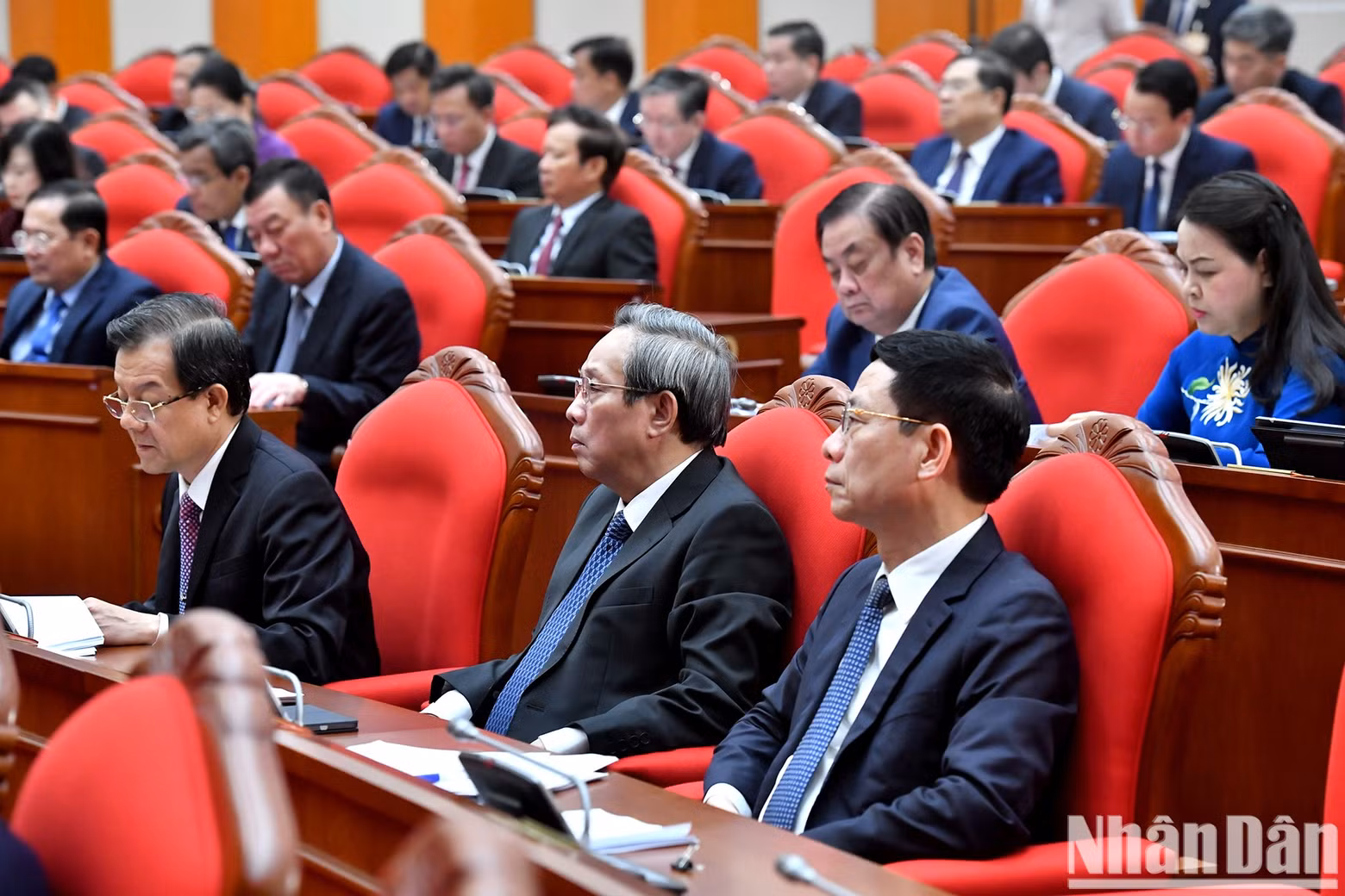 Delegates attending the 11th plenum of the 13th Party Central Committee.