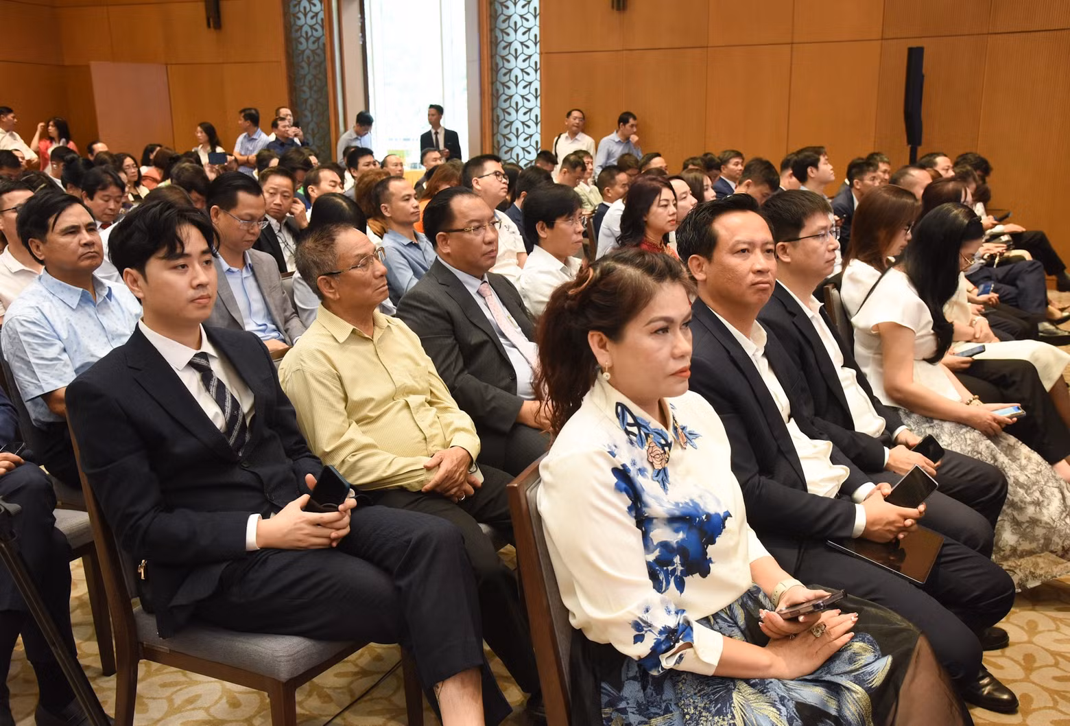 Delegates attending the event.