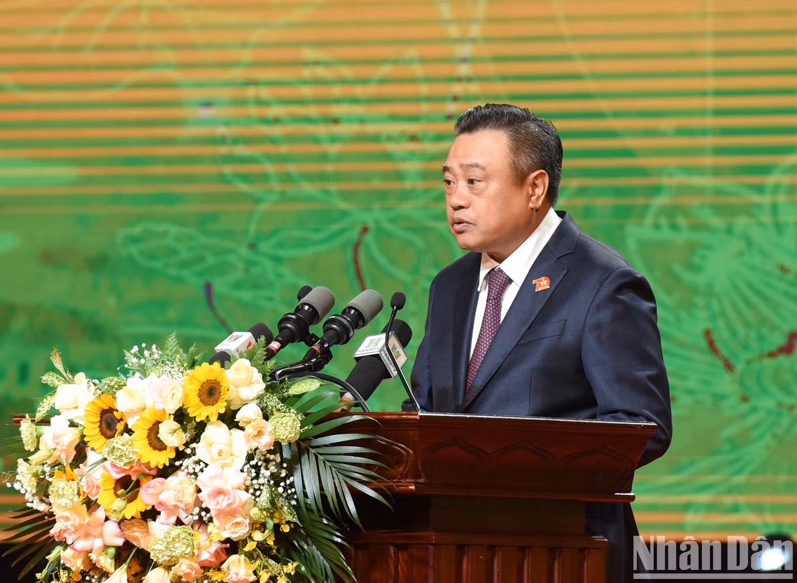 Chairman of the Hanoi municipal People’s Committee Tran Sy Thanh announced the launch of the “good people, good deeds” movement for 2025. Chairman of the Hanoi municipal People’s Committee Tran Sy Thanh announced the launch of the “good people, good deeds” movement for 2025.