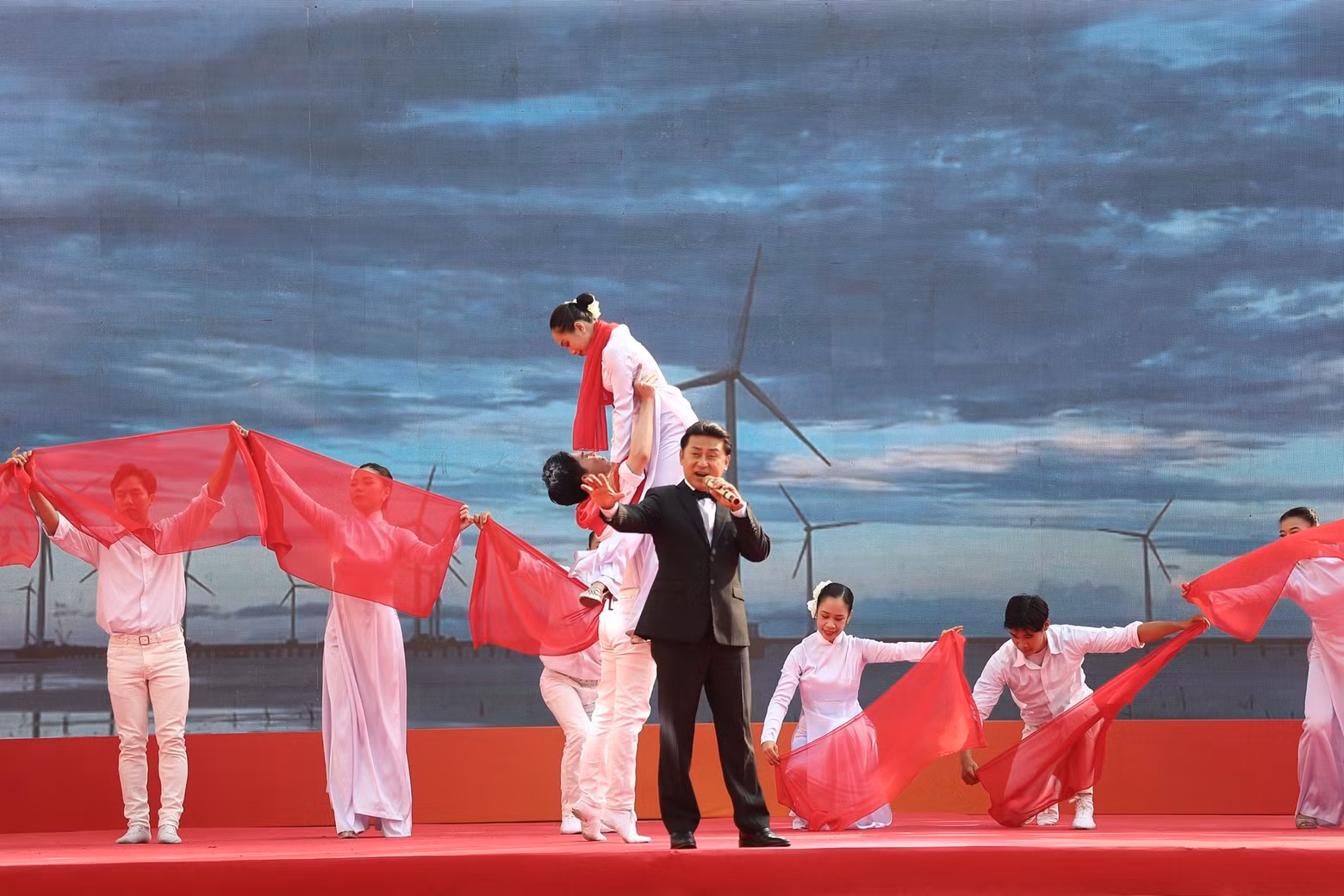 A performance at the opening ceremony