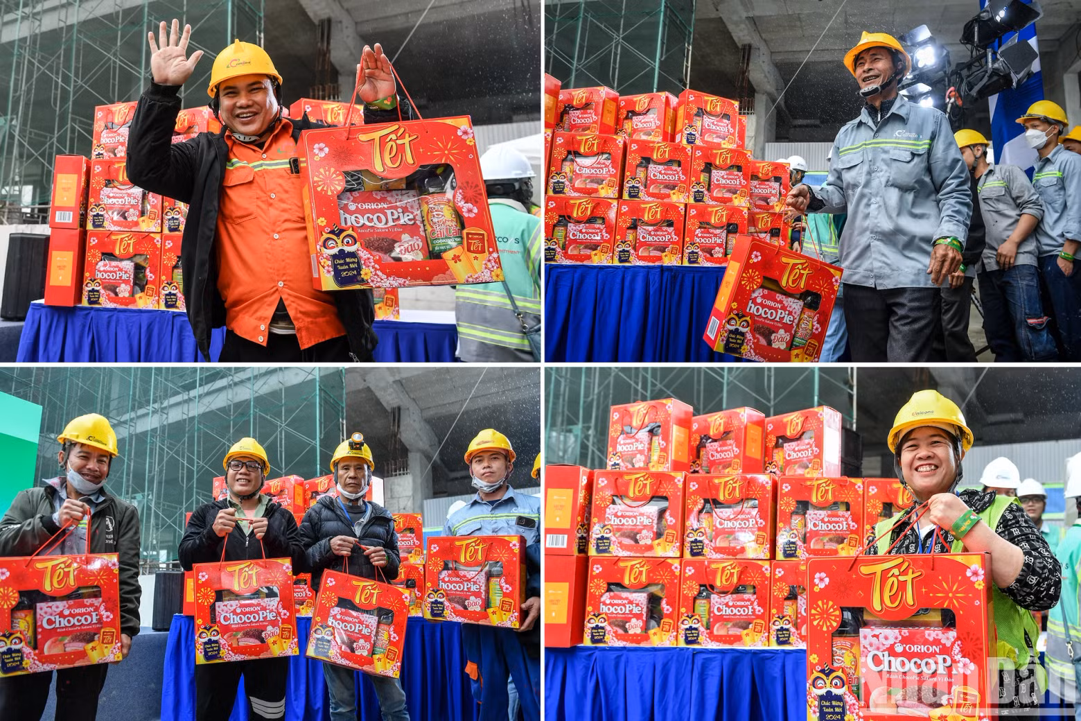 Nearly 1,800 gifts were presented to workers at the event.