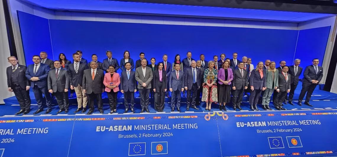 Delegates at the 24th ASEAN-EU Ministerial Meeting (Photo: asean.org)