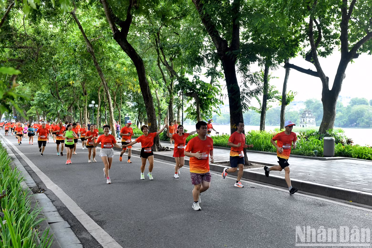 The race had two distances: 1.7km and 5.1km.