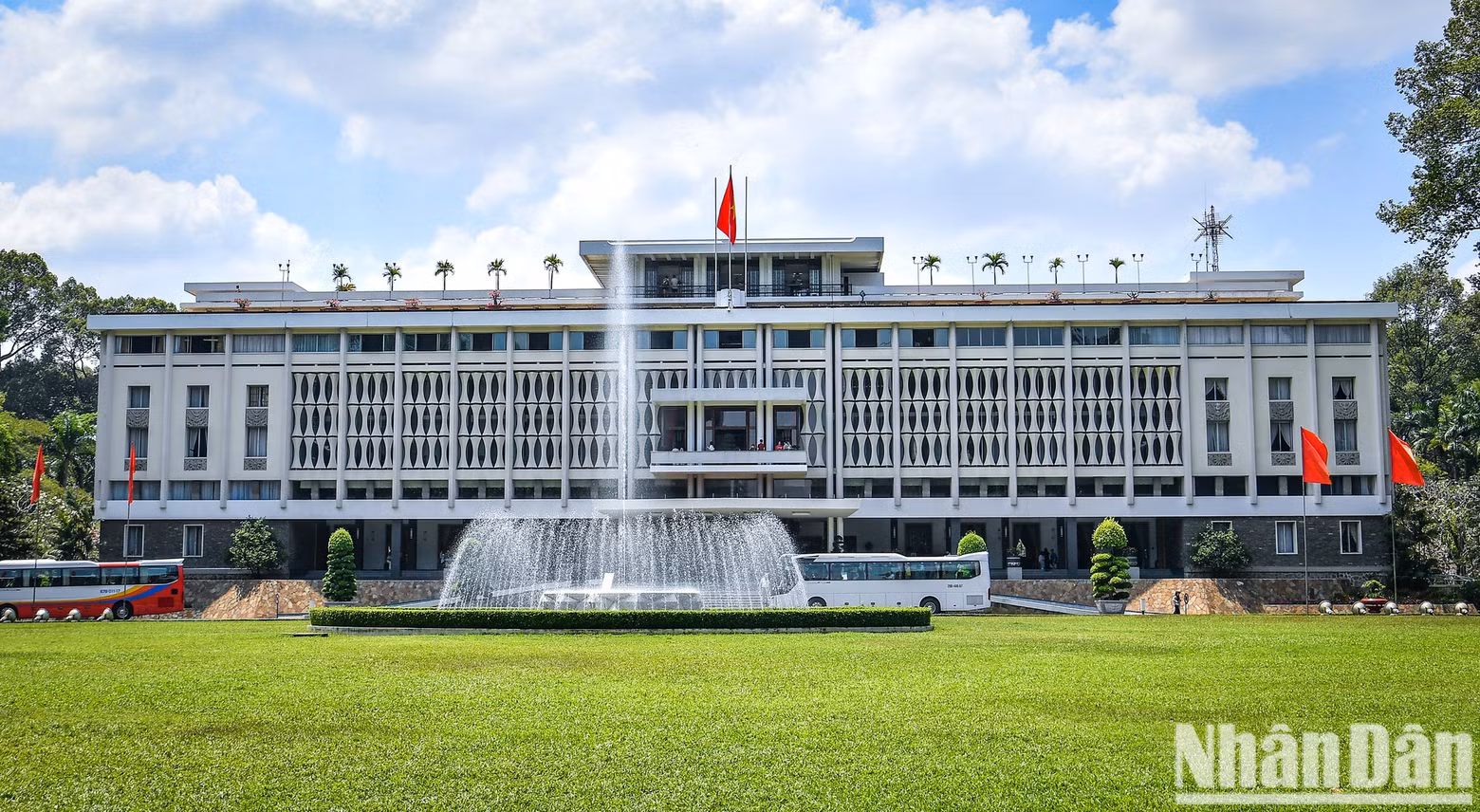 The Independence Palace in April 2025 - 50 years since the national reunification. The Independence Palace in April 2025 - 50 years since the national reunification.