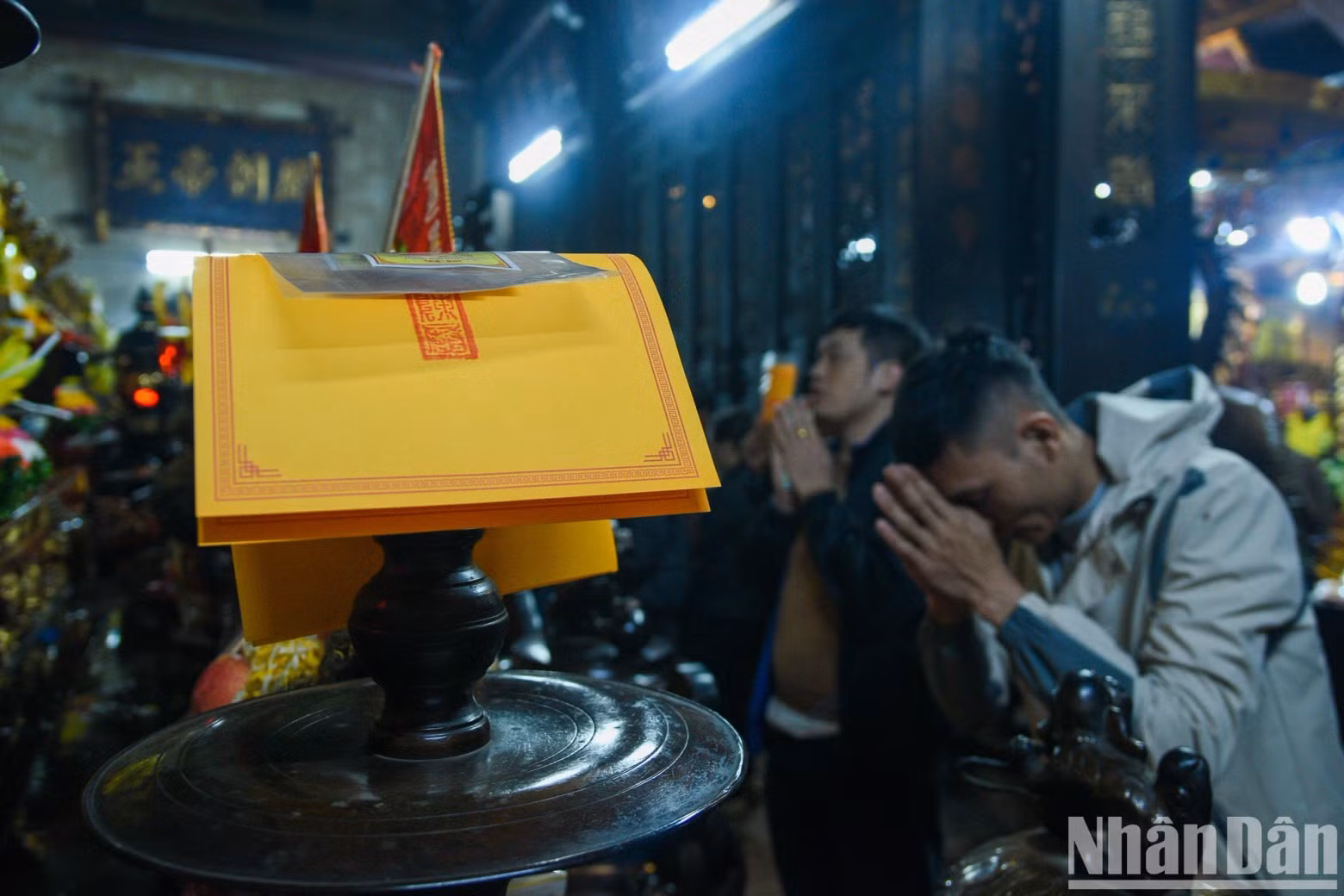 According to legend, the Tran Temple seal will bring luck, happiness, and peace to visitors.