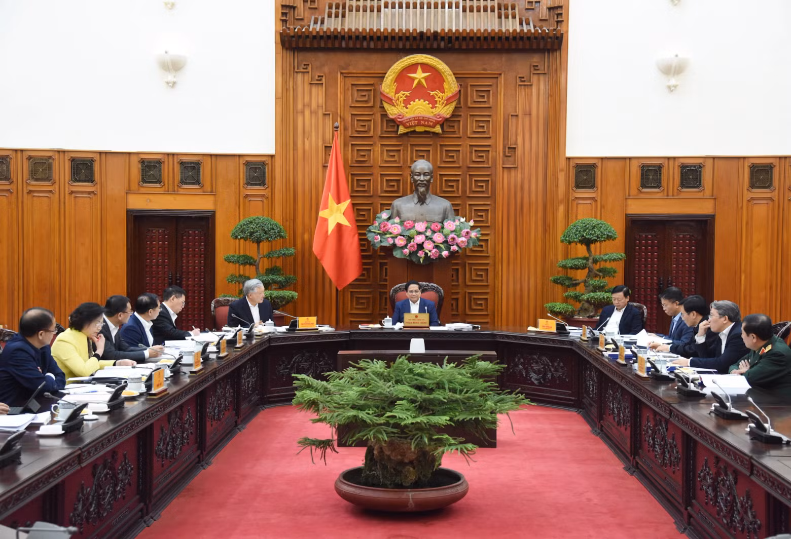 A view of the meeting