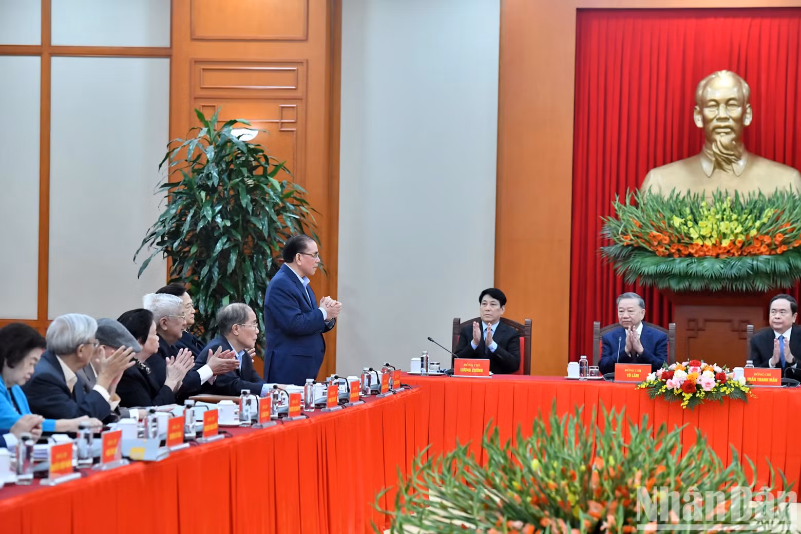 Party and State leaders attend the conference.