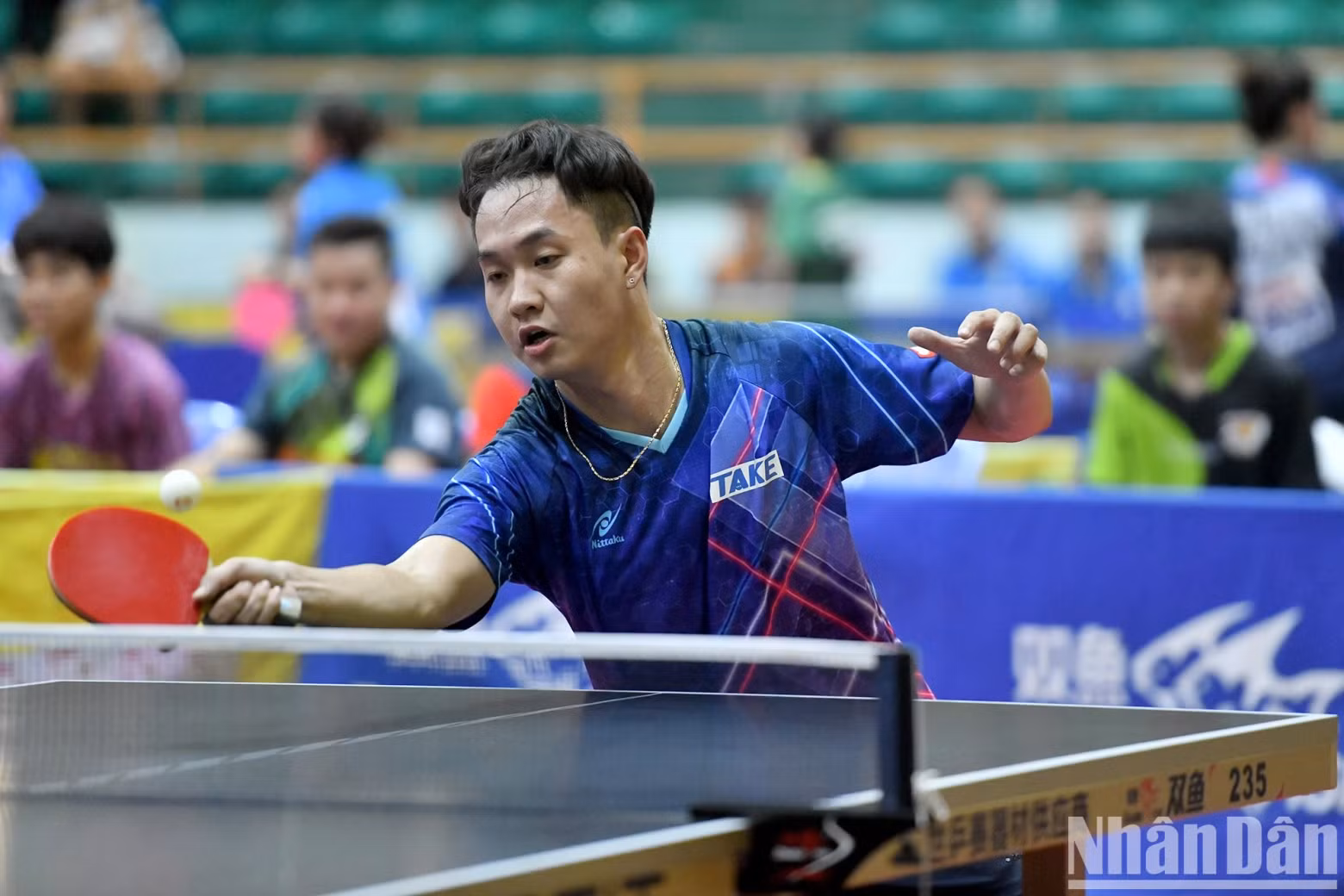 Player Minh Vu, from the Times City team, participates in the tournament for the first time, leaving certain impressions. Player Minh Vu, from the Times City team, participates in the tournament for the first time, leaving certain impressions.